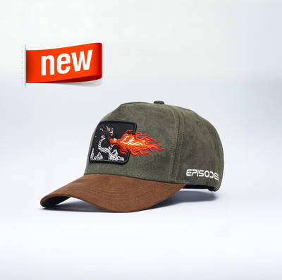 Episodes 'Dragon' High Crown Suede Cap