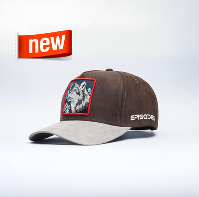 Episodes 'Wolf' High Crown Suede Cap