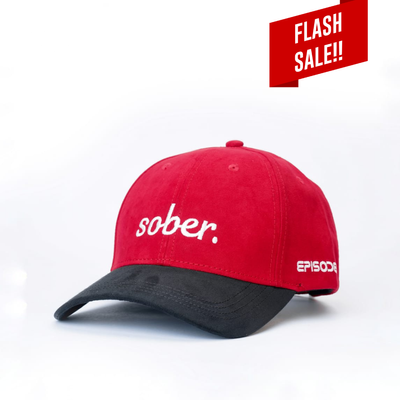 Episodes Sober Red Suede Cap