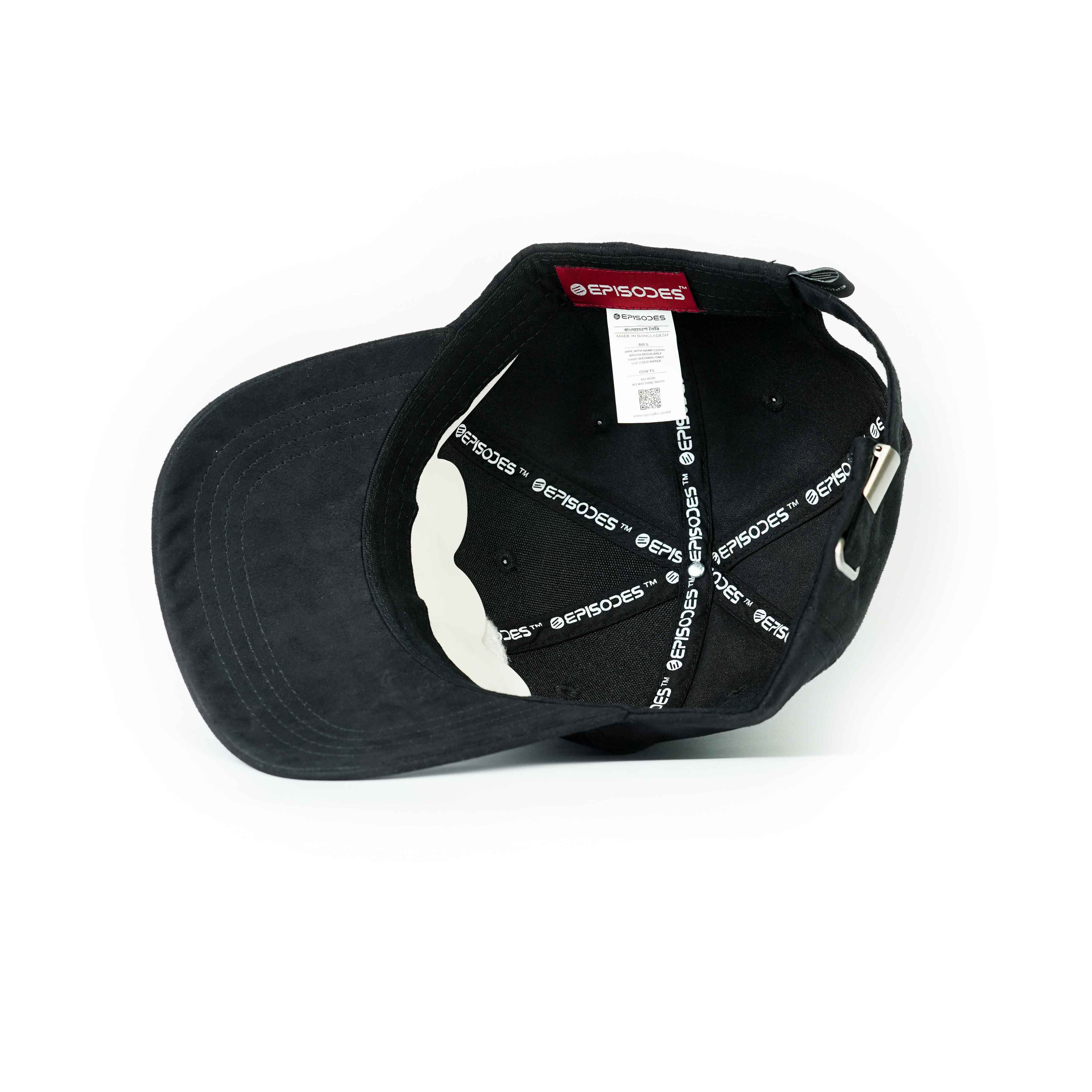 Episodes Iconic Black Suede Cap