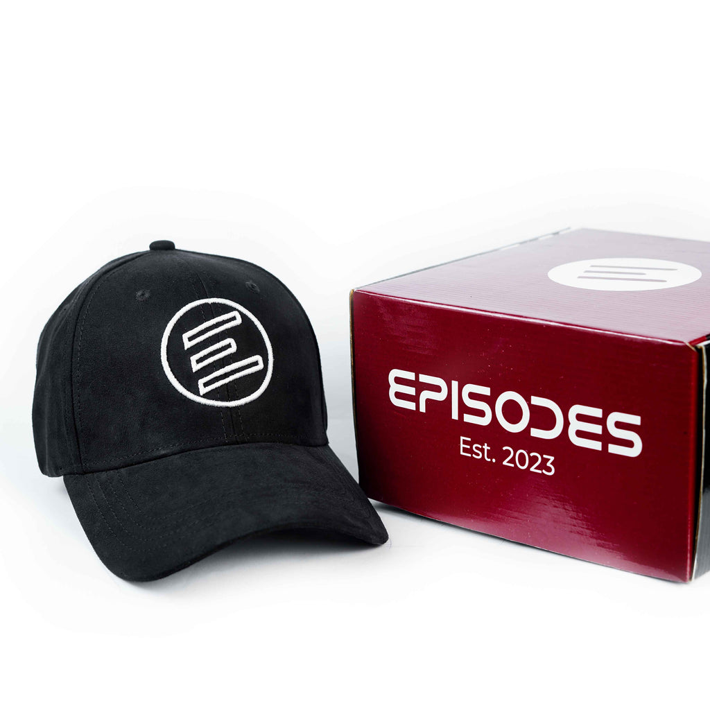 Episodes Iconic Black Suede Cap