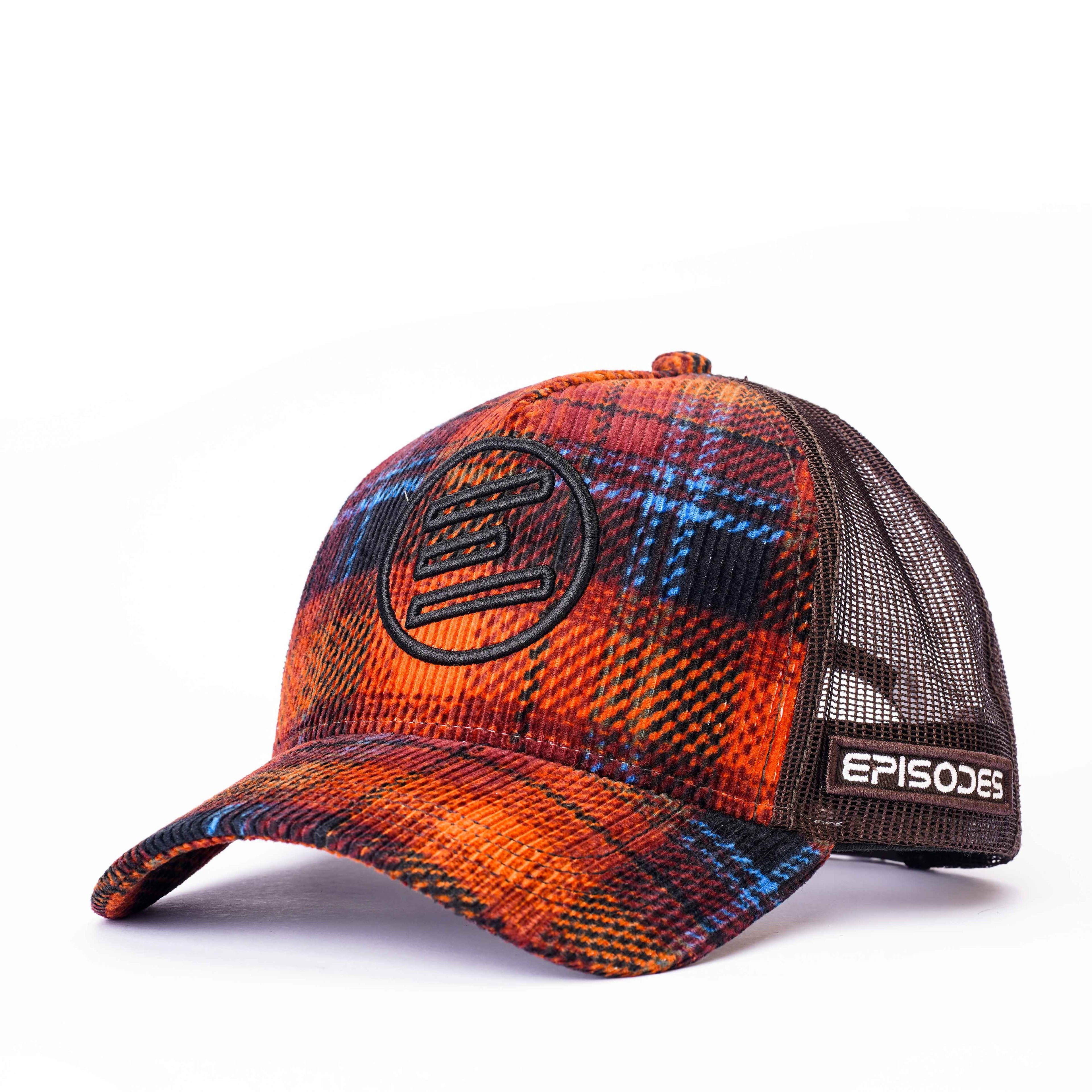 Episodes Retro Flame Corduroy Flannel Cap