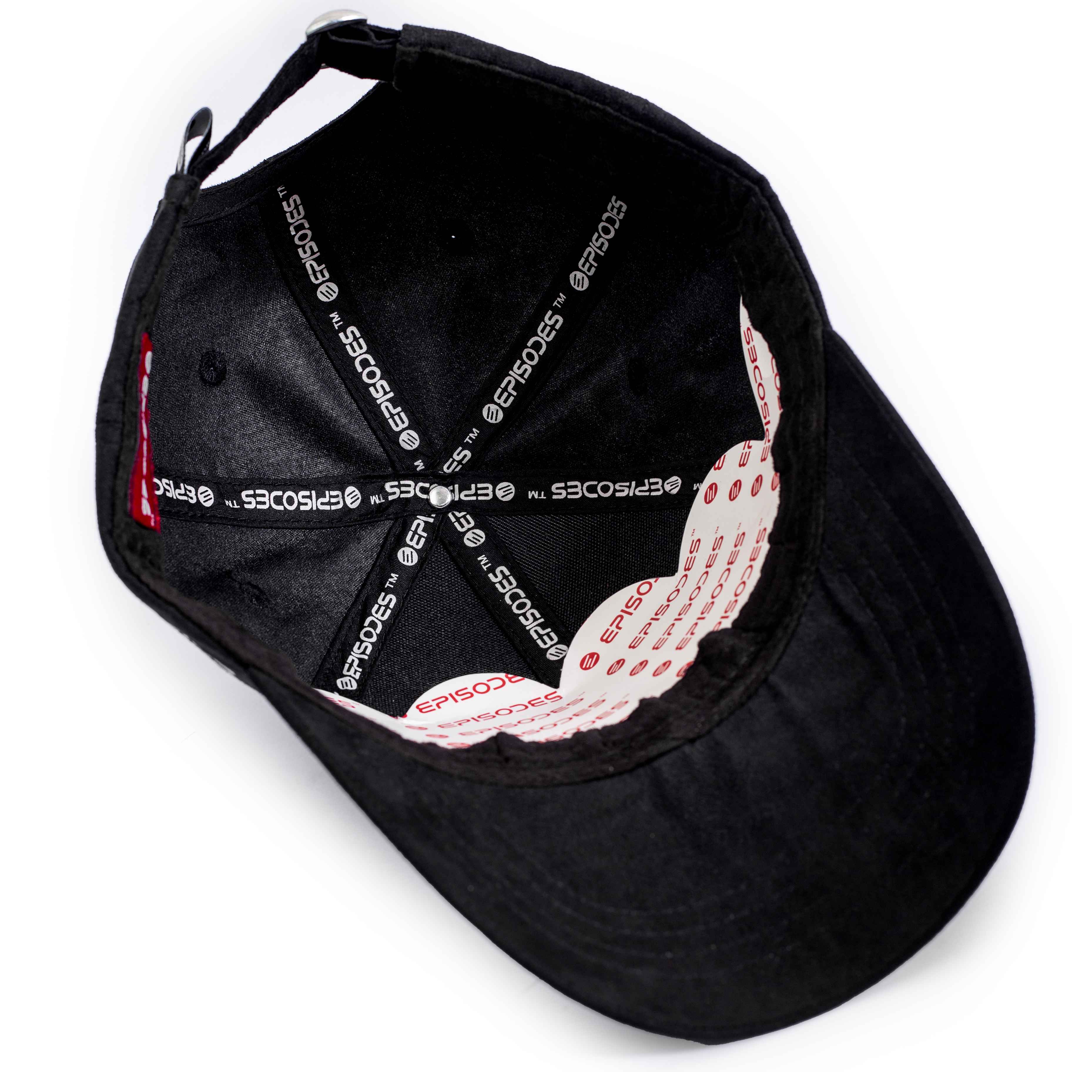 Episodes Ace Black Suede Cap – Episodes World
