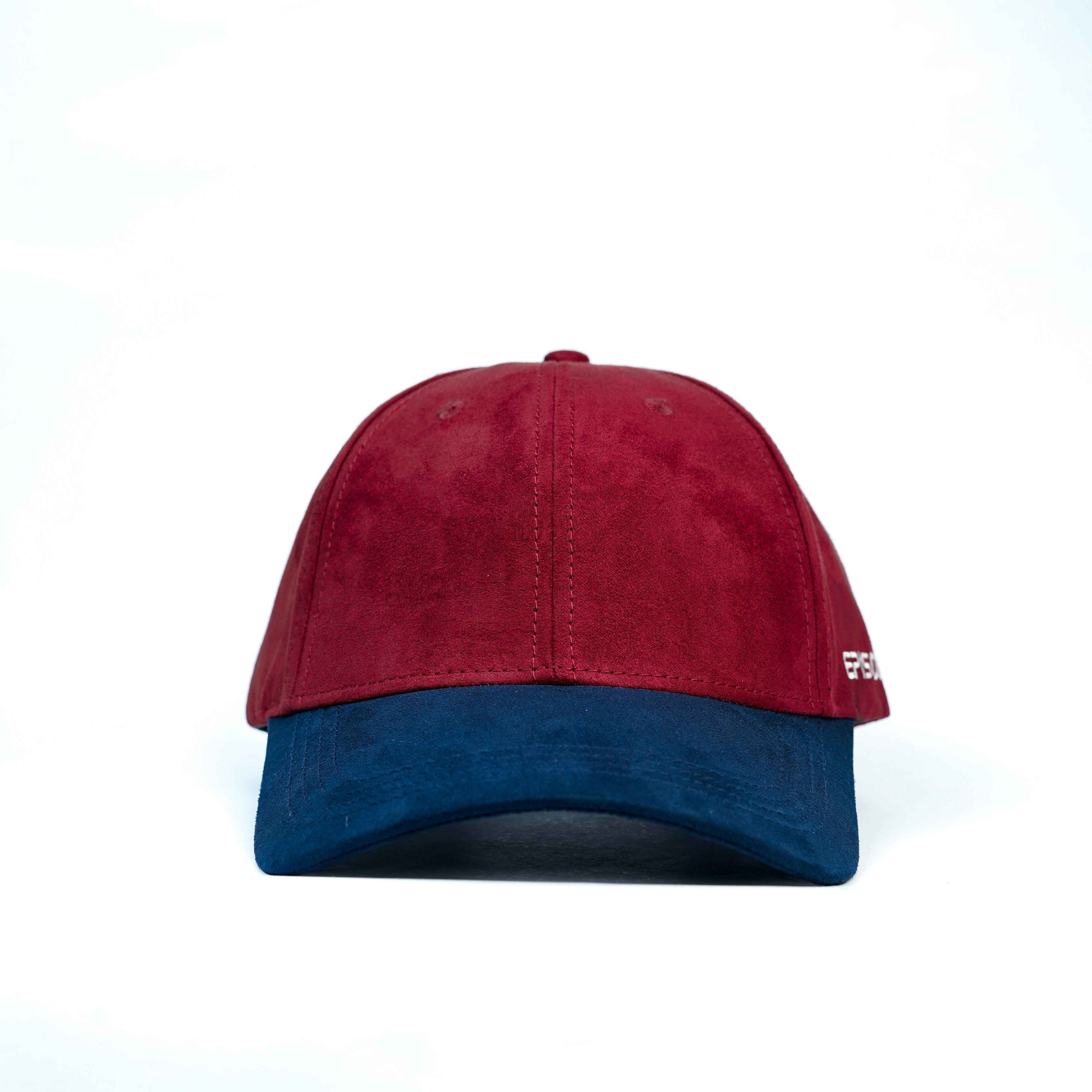 Episodes Maroon Dual Solid Suede Cap