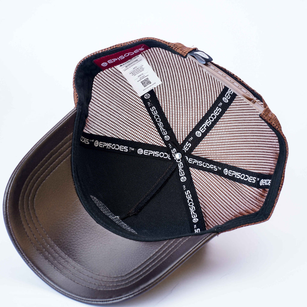 Episodes Original Trucker Faux Leather Cap