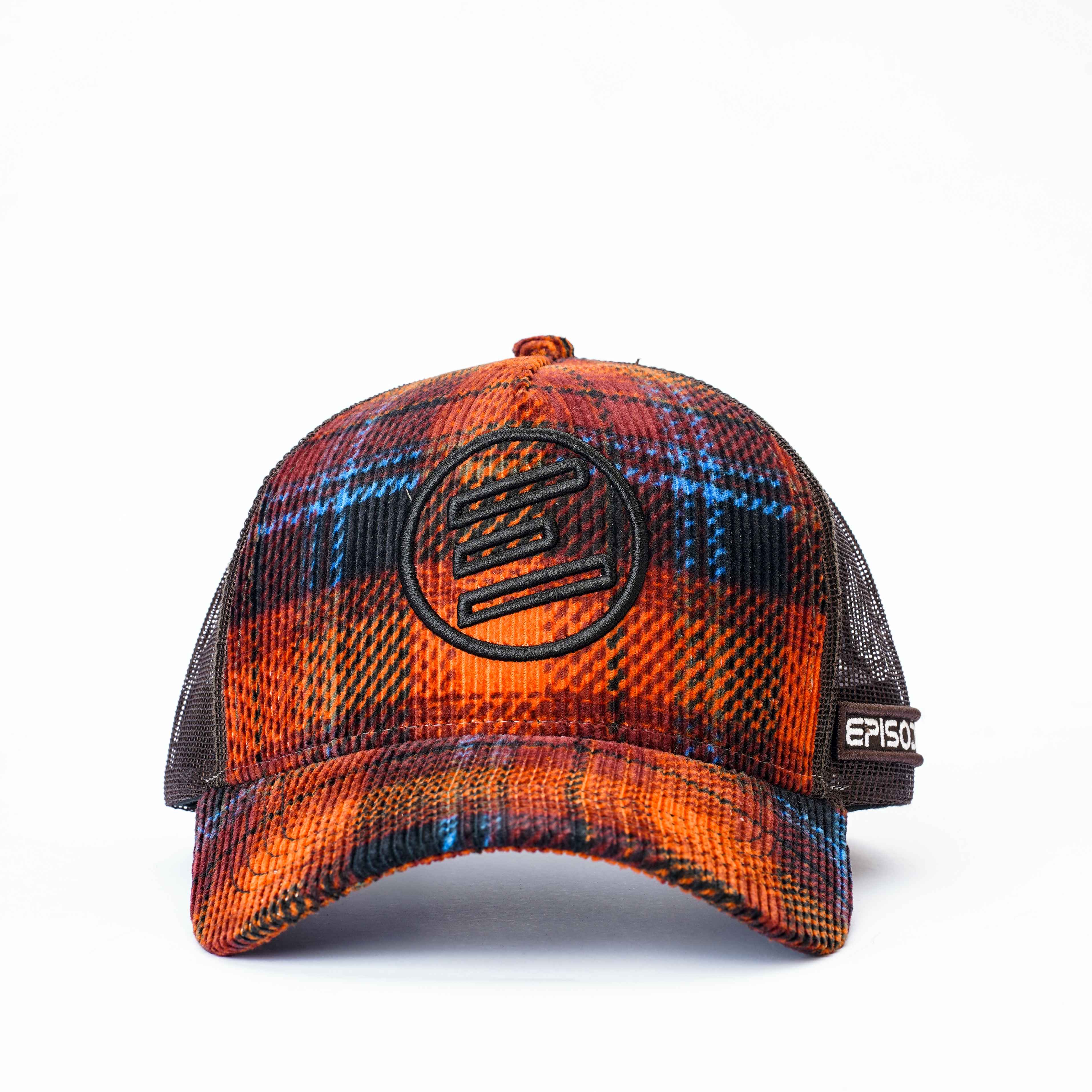 Episodes Retro Flame Corduroy Flannel Cap