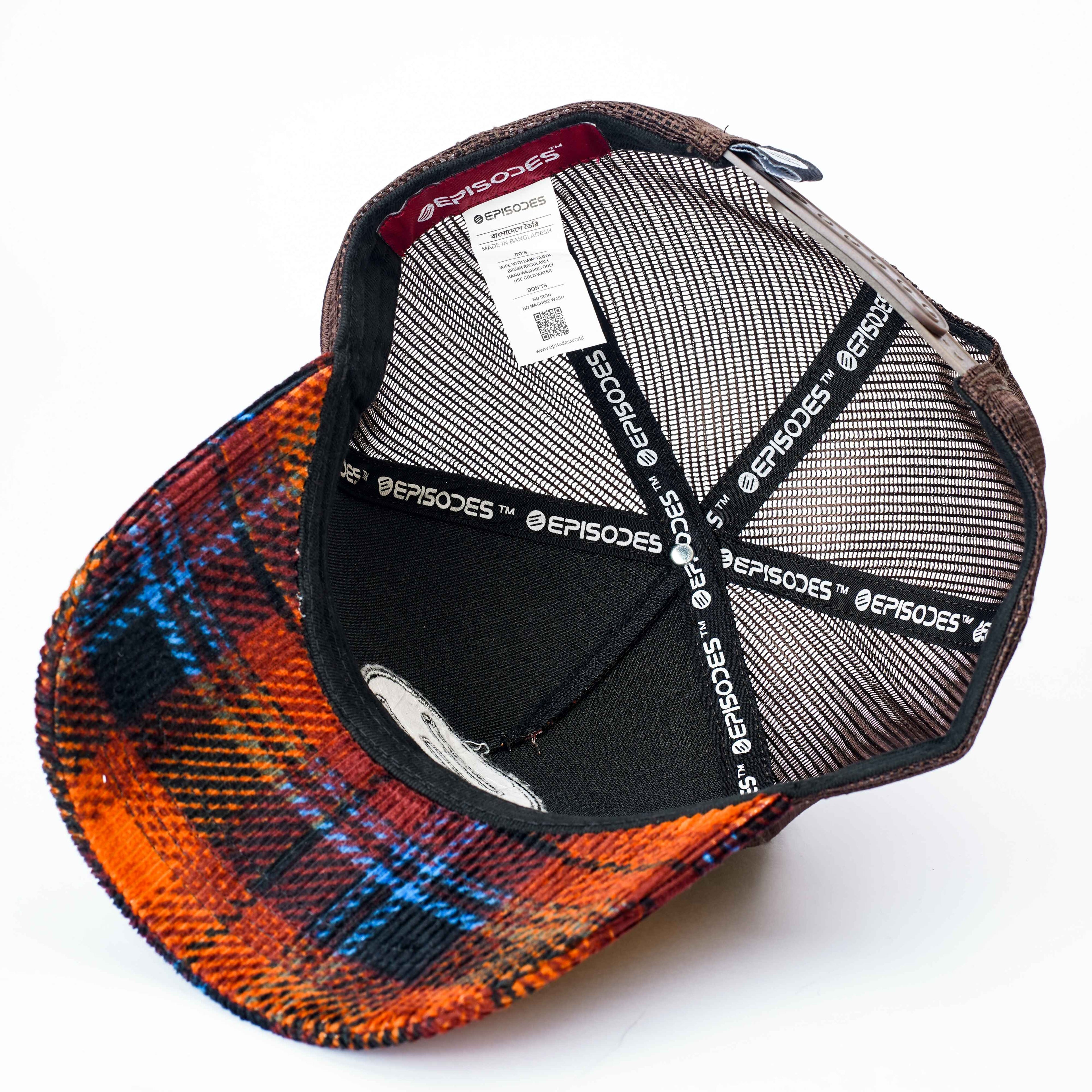 Episodes Retro Flame Corduroy Flannel Cap