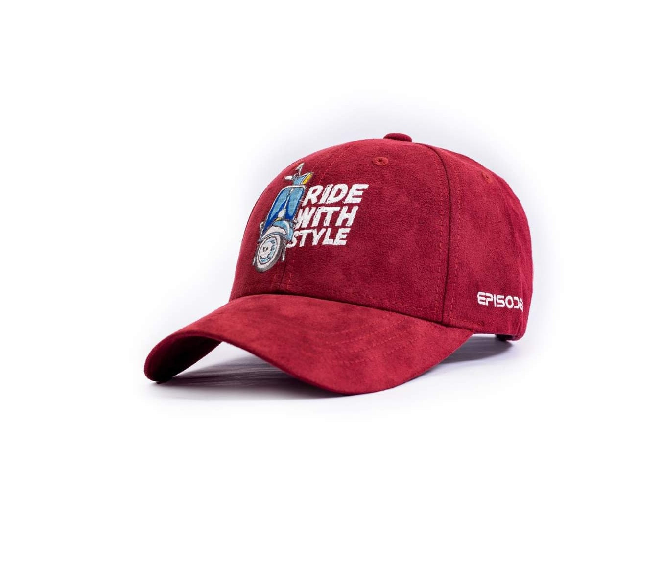 Episodes Ride with Style Maroon Suede Cap
