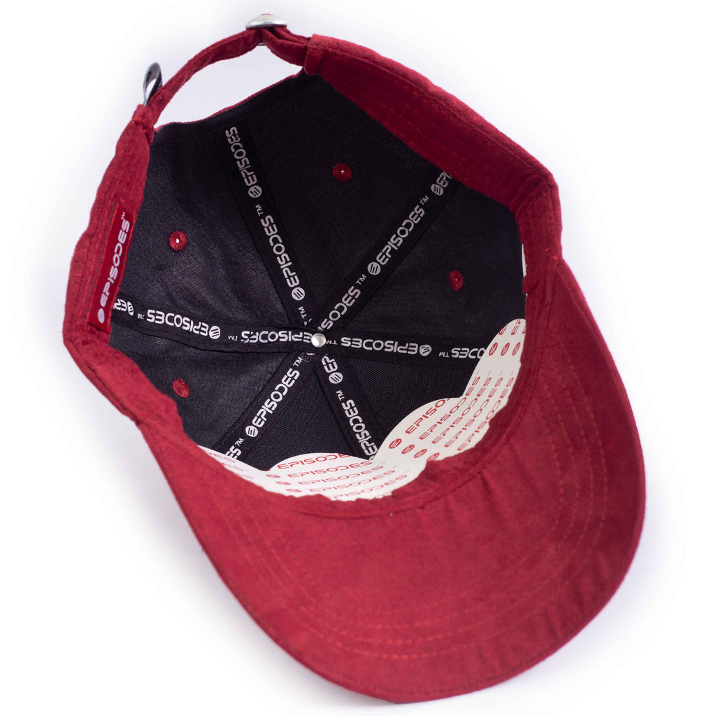 Episodes Ride with Style Maroon Suede Cap