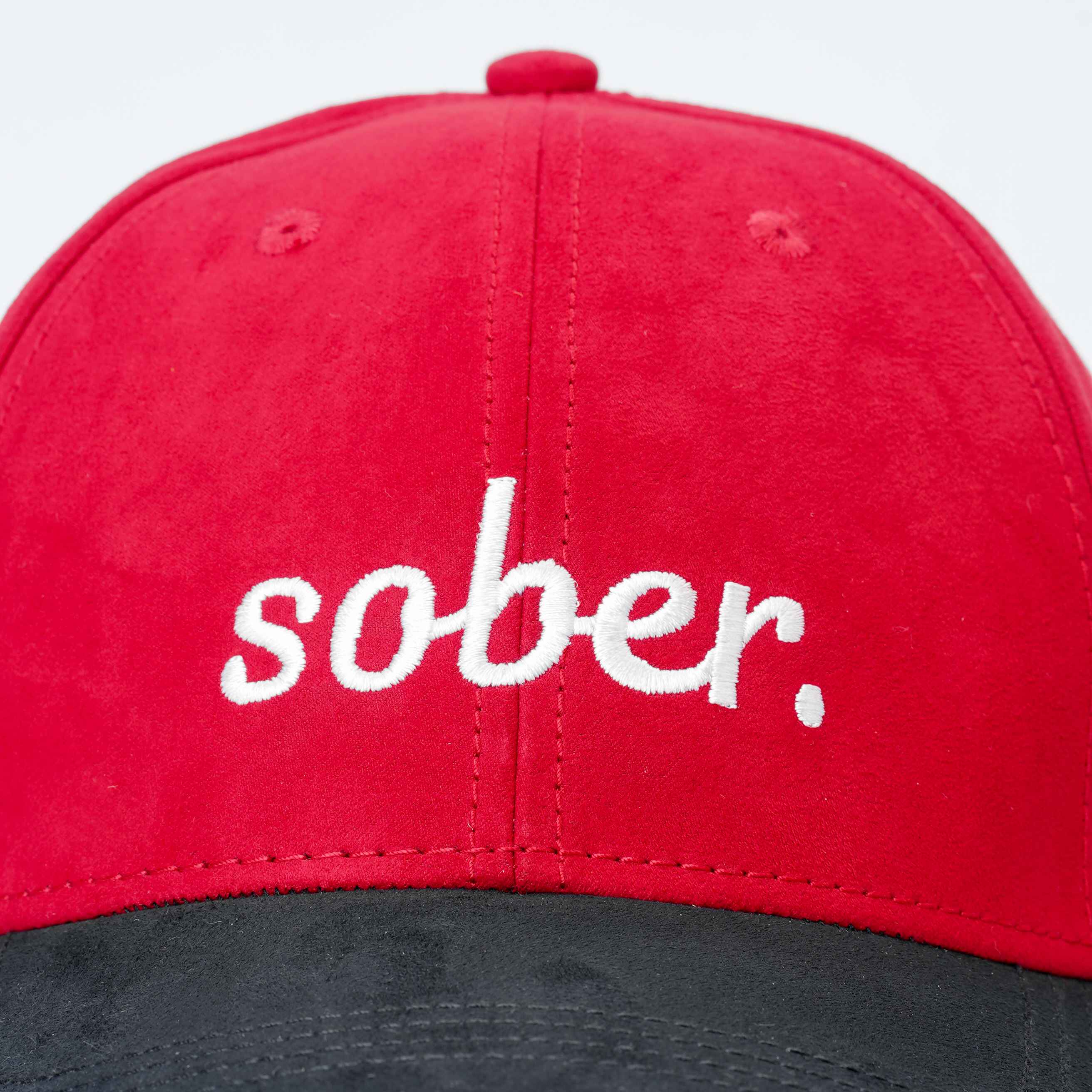 Episodes Sober Red Suede Cap