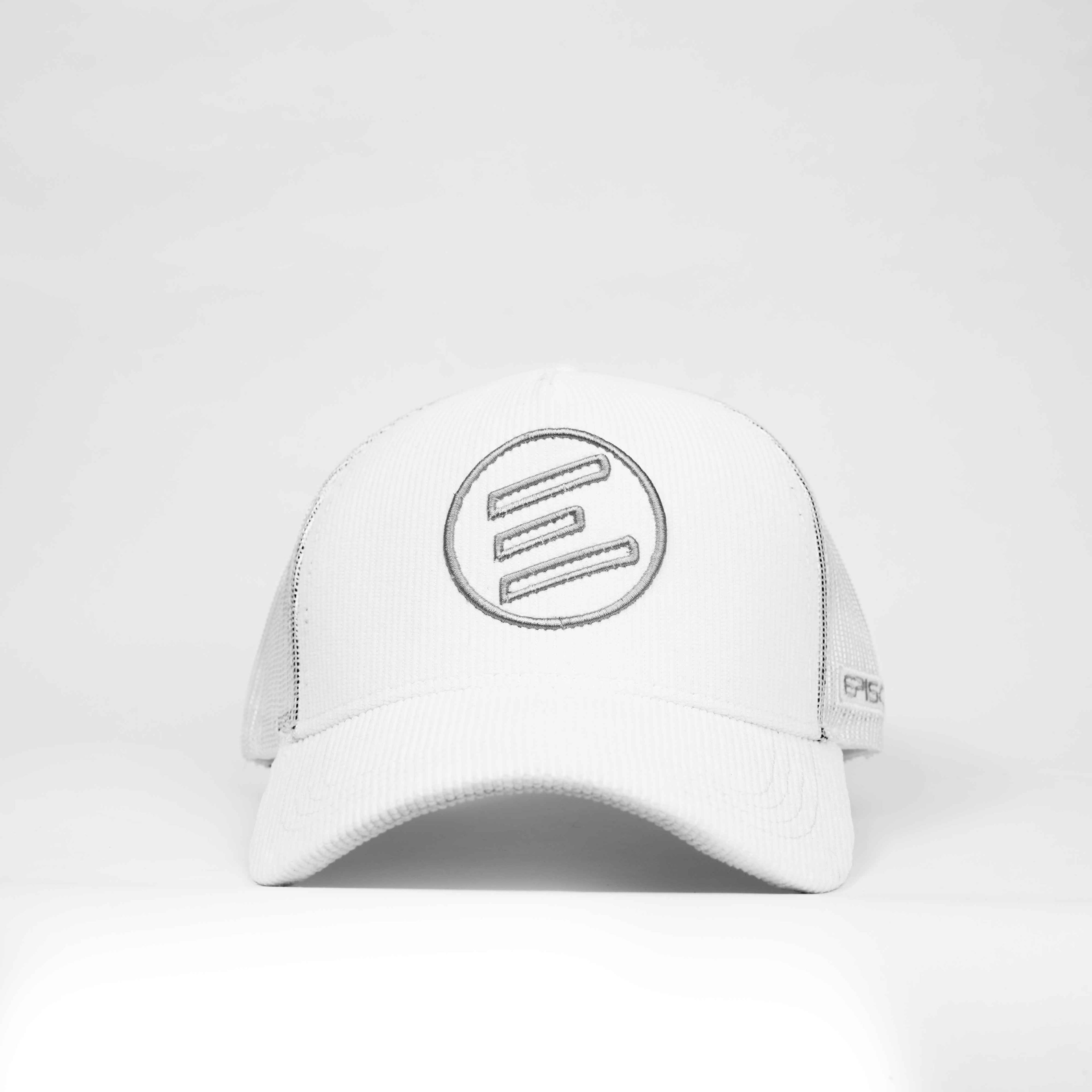 Episodes White Corduroy Trucker Cap