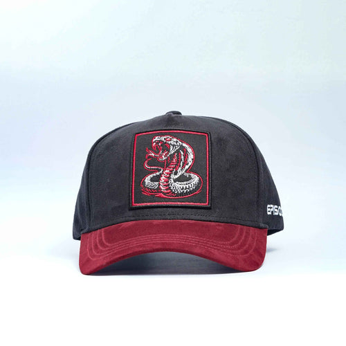 Episodes 'cobra' High Crown Suede Cap