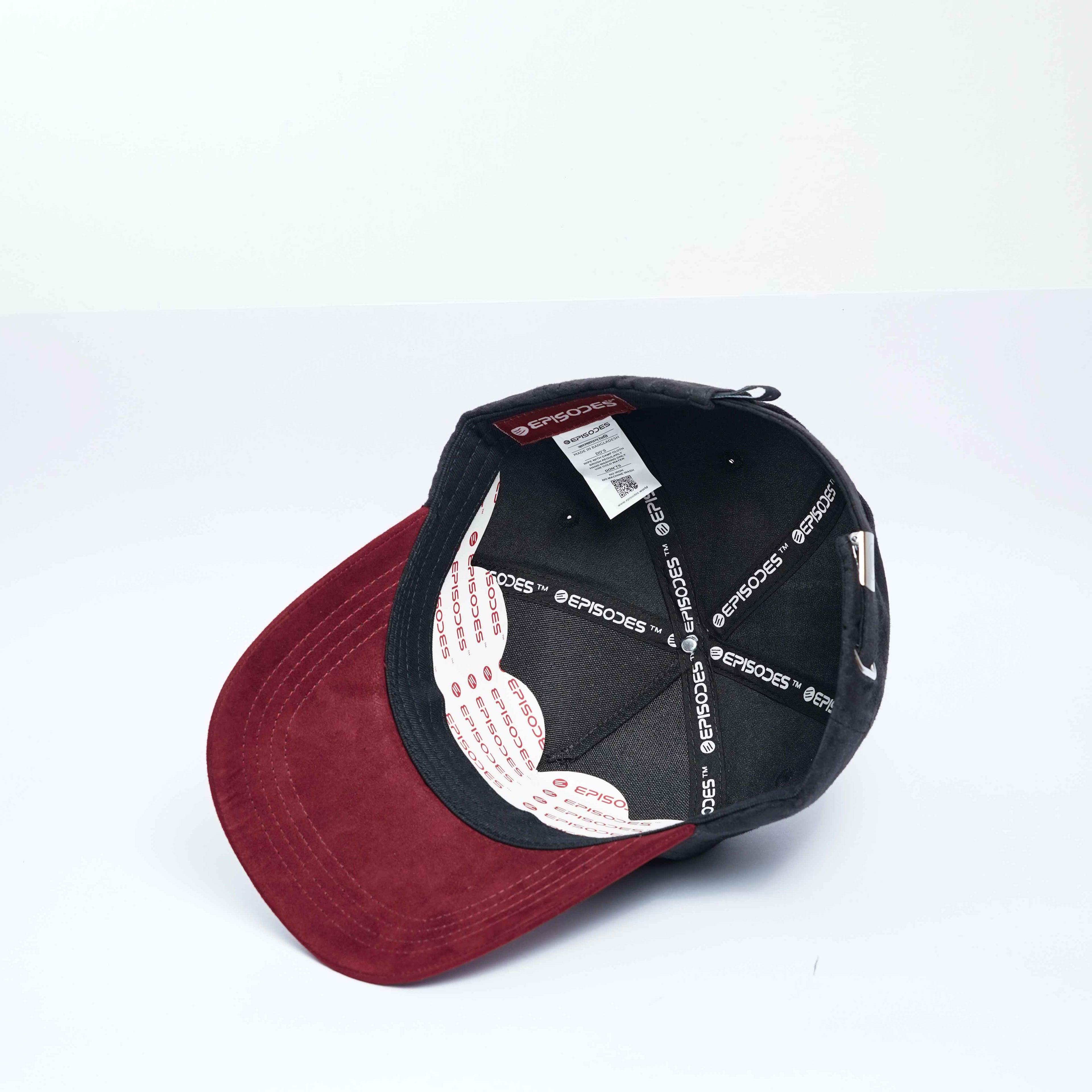 Episodes 'cobra' High Crown Suede Cap