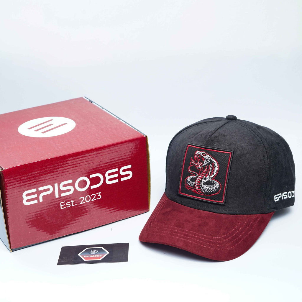 Episodes 'cobra' High Crown Suede Cap