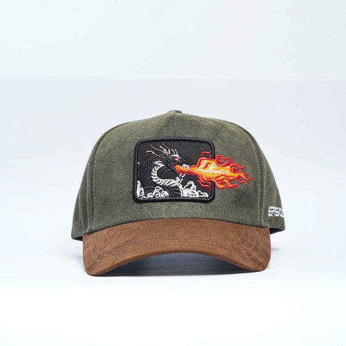 Episodes 'dragon' High Crown Suede Cap