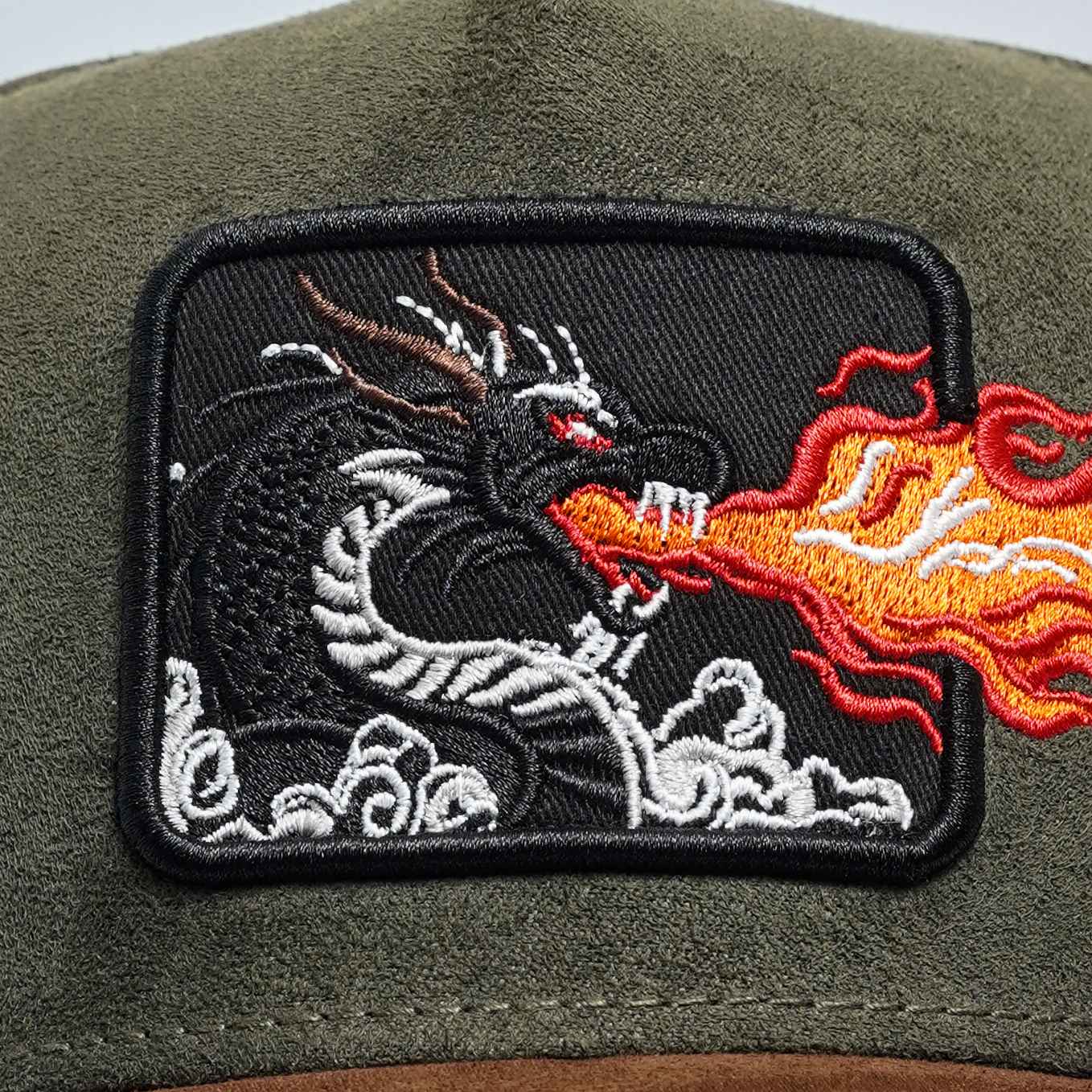 Episodes 'dragon' High Crown Suede Cap