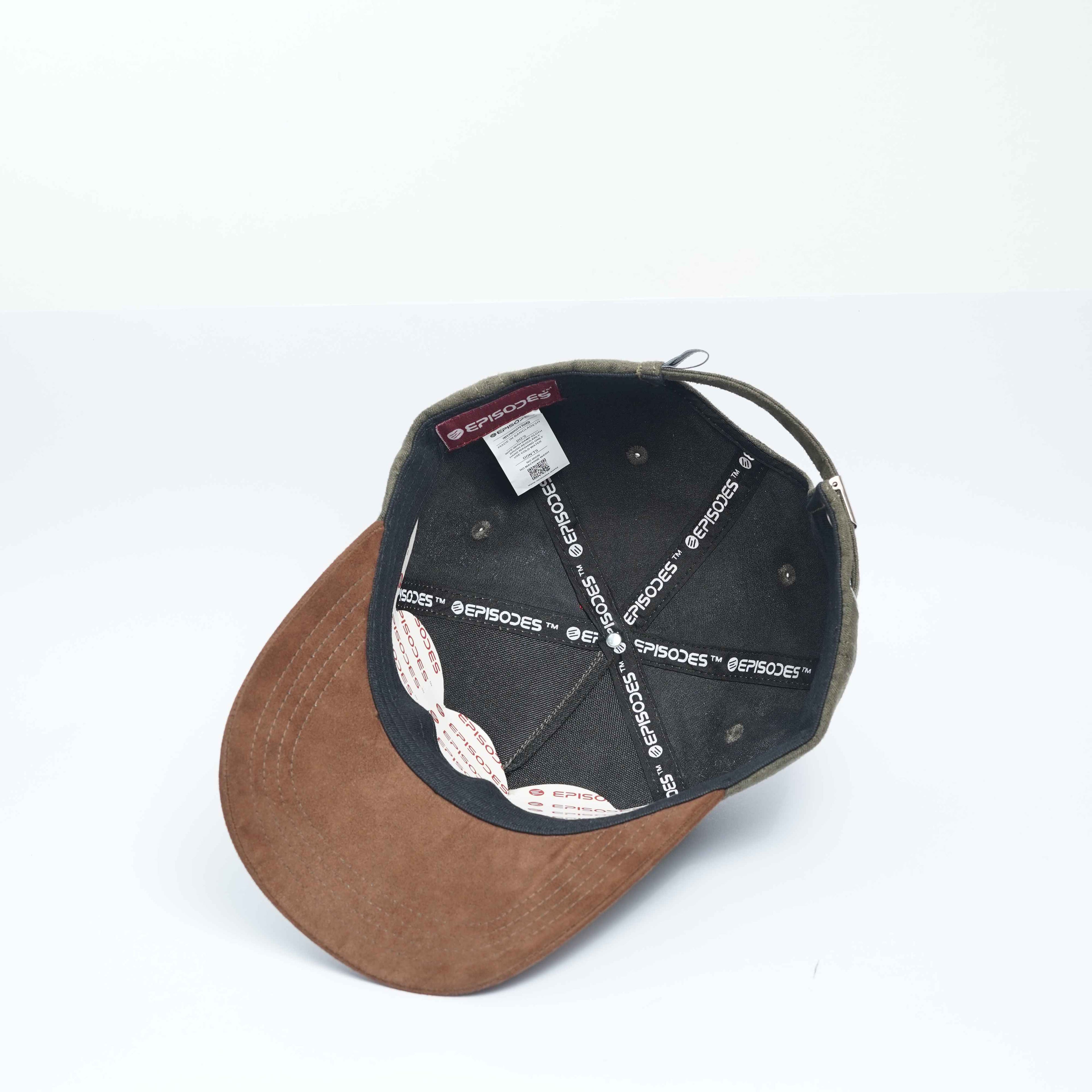 Episodes 'dragon' High Crown Suede Cap