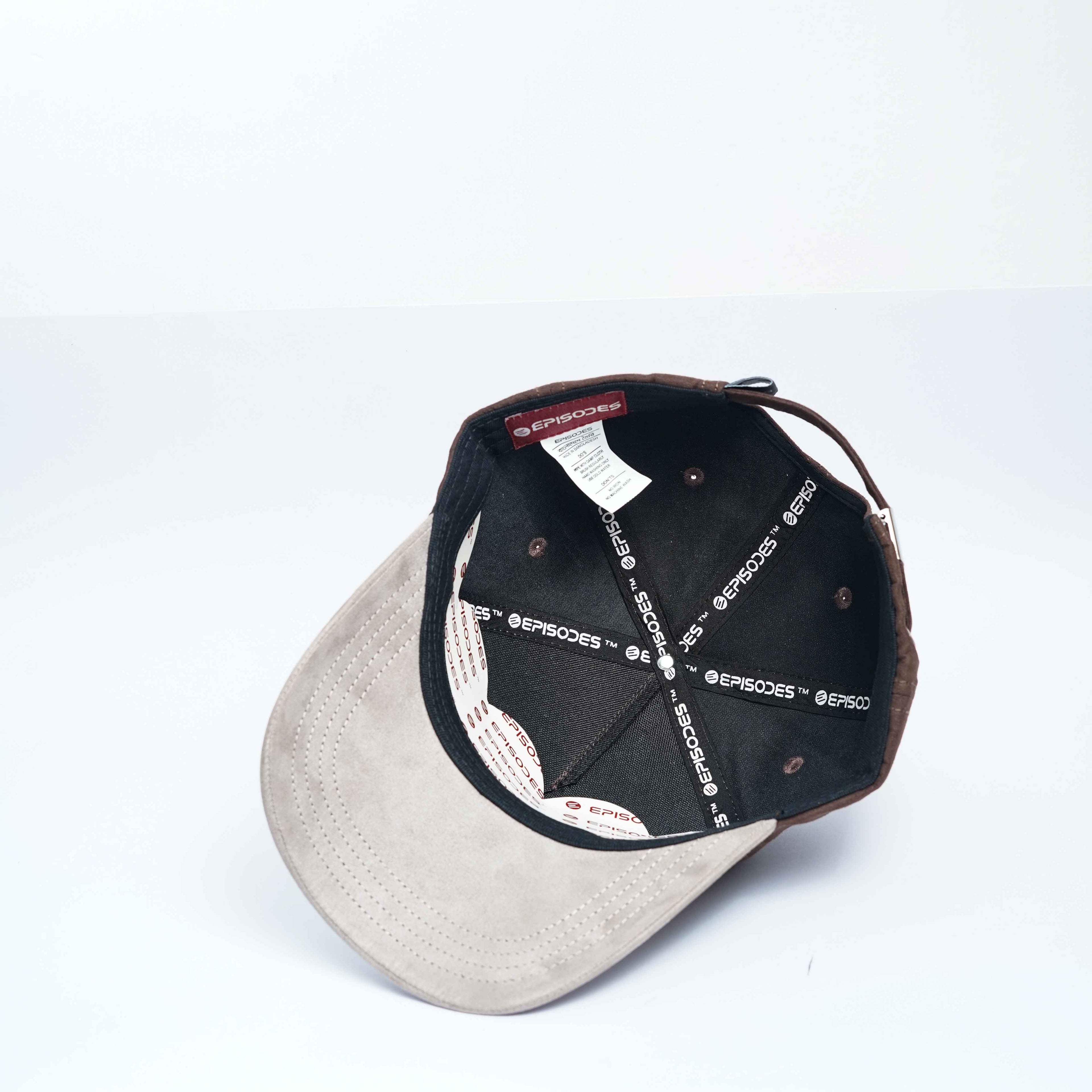Episodes 'wolf' High Crown Suede Cap